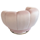 Brooklyn and Bella Steinmann Velvet Swivel Armchair