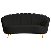 Brooklyn and Bella Charlemagne 2 Seater Velvet Sofa