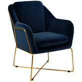 Brooklyn and Bella Dover Velvet Armchair