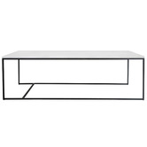 Brooklyn and Bella Otto Rectangular Marble Coffee Table