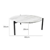 Brooklyn and Bella Victoria Marble Coffee Table