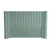 Brooklyn and Bella Aqua Lulu Velvet Bedhead