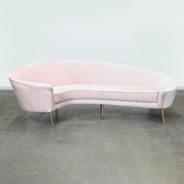 Brooklyn and Bella Monroe 3 Seater Velvet Sofa