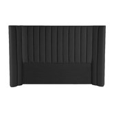 Brooklyn and Bella Black Lulu Velvet Bedhead