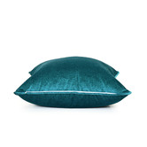 Brooklyn and Bella Laine Piped Square Velvet Cushion