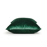 Brooklyn and Bella Laine Piped Square Velvet Cushion