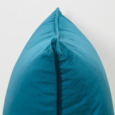 Brooklyn and Bella Laine Piped Square Velvet Cushion