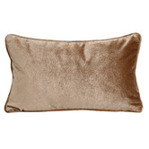 Brooklyn and Bella Hermann Piped Rectangular Velvet Cushion