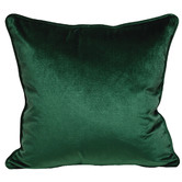 Brooklyn and Bella Laine Piped Square Velvet Cushion
