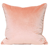 Brooklyn and Bella Laine Piped Square Velvet Cushion