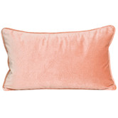 Brooklyn and Bella Hermann Piped Rectangular Velvet Cushion