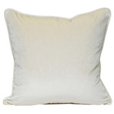 Brooklyn and Bella Laine Piped Square Velvet Cushion