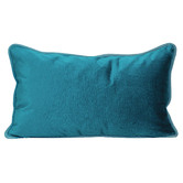 Brooklyn and Bella Hermann Piped Rectangular Velvet Cushion