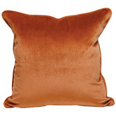 Brooklyn and Bella Laine Piped Square Velvet Cushion