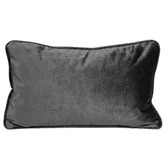 Brooklyn and Bella Hermann Piped Rectangular Velvet Cushion