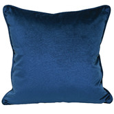 Brooklyn and Bella Laine Piped Square Velvet Cushion