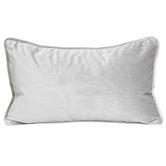 Brooklyn and Bella Hermann Piped Rectangular Velvet Cushion