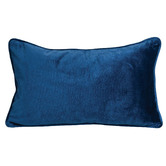 Brooklyn and Bella Hermann Piped Rectangular Velvet Cushion