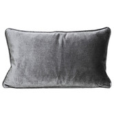 Brooklyn and Bella Hermann Piped Rectangular Velvet Cushion