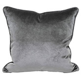 Brooklyn and Bella Laine Piped Square Velvet Cushion
