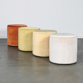 Brooklyn and Bella Smith Velvet Ottoman