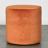 Brooklyn and Bella Small Burnt Orange Ottoman