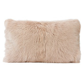 Brooklyn and Bella Amgalan Goat Fur Lumbar Cushion