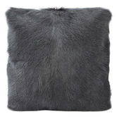 Brooklyn and Bella Amgalan Goat Fur Cushion