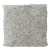 Brooklyn and Bella Amgalan Goat Fur Cushion