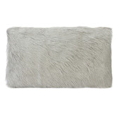 Brooklyn and Bella Amgalan Goat Fur Lumbar Cushion