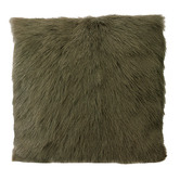 Brooklyn and Bella Amgalan Goat Fur Cushion