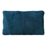 Brooklyn and Bella Amgalan Goat Fur Lumbar Cushion