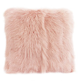 Brooklyn and Bella Amgalan Goat Fur Cushion