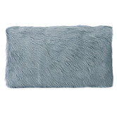 Brooklyn and Bella Amgalan Goat Fur Lumbar Cushion
