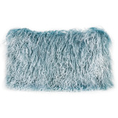 Brooklyn and Bella Snowflake Delbee Sheepskin Lumbar Cushion