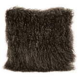 Brooklyn and Bella Delbee Square Sheepskin Cushion