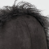 Brooklyn and Bella Delbee Round Sheepskin Cushion