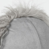 Brooklyn and Bella Delbee Round Sheepskin Cushion