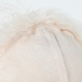 Brooklyn and Bella Delbee Round Sheepskin Cushion
