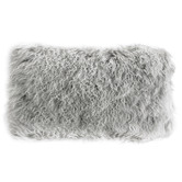 Brooklyn and Bella Snowflake Delbee Sheepskin Lumbar Cushion