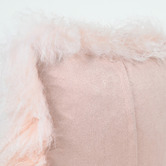Brooklyn and Bella Delbee Square Sheepskin Cushion