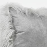 Brooklyn and Bella Delbee Square Sheepskin Cushion