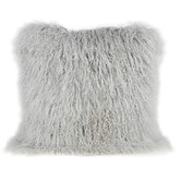 Brooklyn and Bella Delbee Square Sheepskin Cushion