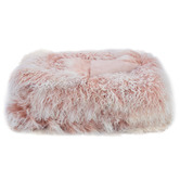Brooklyn and Bella Snowflake Delbee Sheepskin Throw
