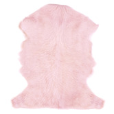 Brooklyn and Bella Amgalan Goat Hide Throw