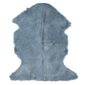 Brooklyn and Bella Amgalan Goat Hide Throw