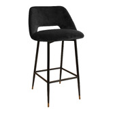 Brooklyn and Bella 75cm Presley Velvet Barstool