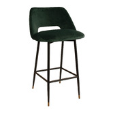 Brooklyn and Bella 75cm Presley Velvet Barstool