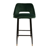 Brooklyn and Bella 75cm Presley Velvet Barstool