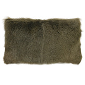 Brooklyn and Bella Amgalan Goat Fur Lumbar Cushion